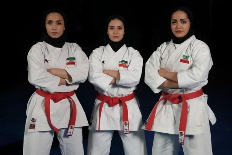 کاراته قهرمانی آسیا؛ بانوان ایران نایب قهرمان کاتای تیمی